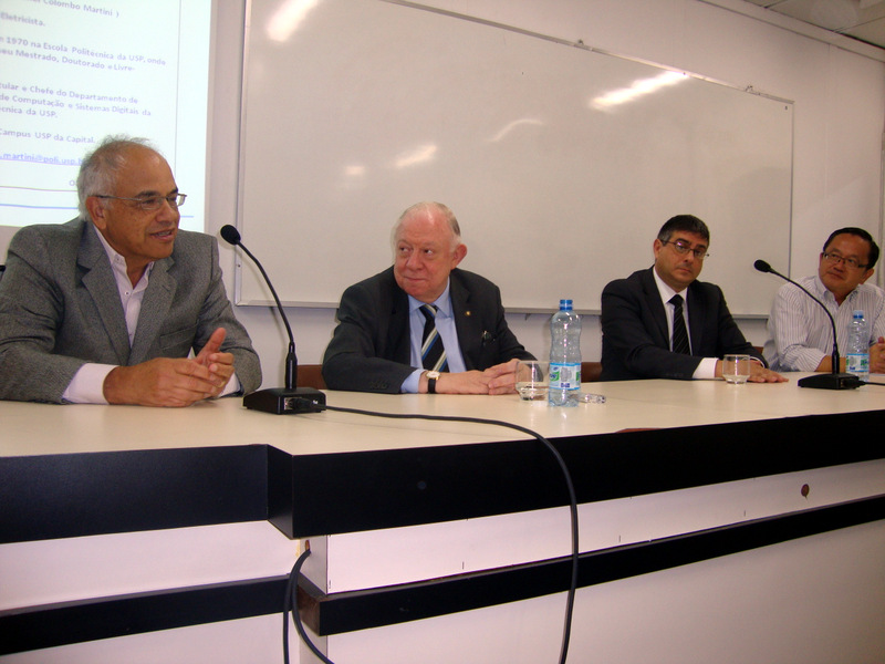 Foi um sucesso a palestra: “A nova iluminação à LED do campo da USP”.