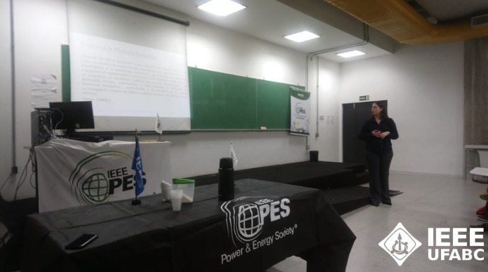 Ontem, O IEEE PES UFABC realizou sua primeira palestra do ano. E tivemos a honra de receber a mestranda em energia pela UFABC…
